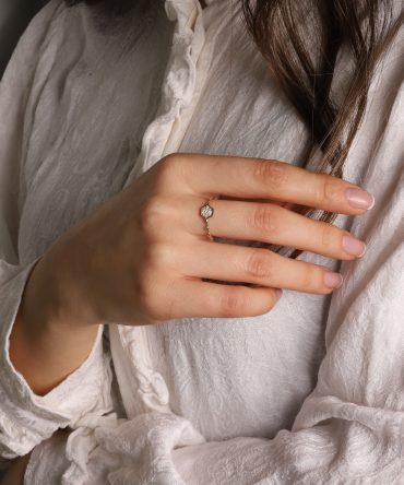 14 Ayar Minimalist Altın Yüzük